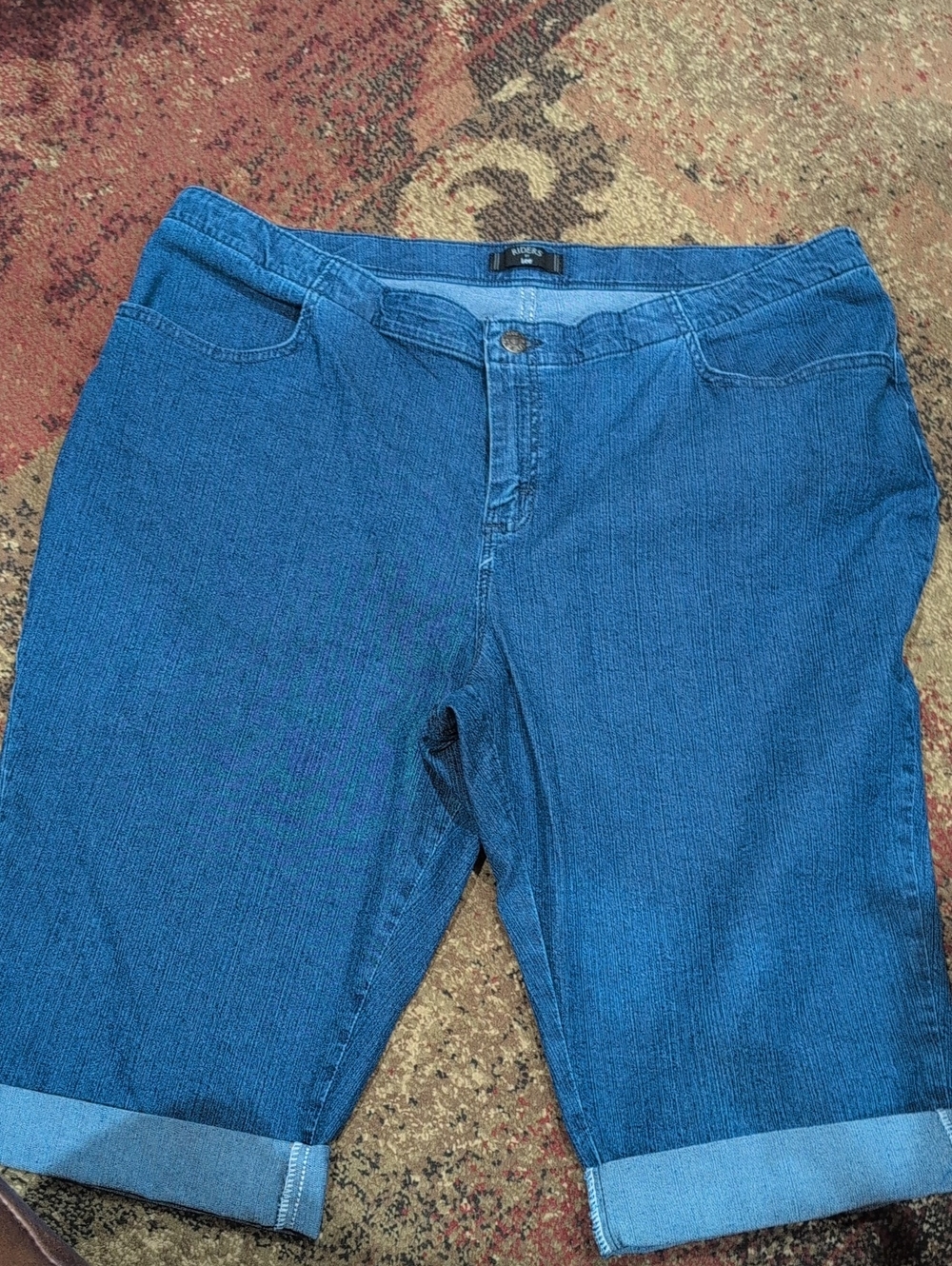 Riders By Lee  20wBlue Women's Denim Capris